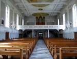 Herrischried, Blick zur Orgelempore in der Kirche St.Zeno, Sept.2015