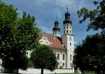 Obermarchtal, die ehemalige Klosterkirche wurde 2001 zum Mnster erhoben, Mai 2008