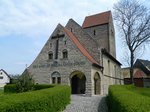 Ltzen: Wehrkirche Meuchen, seit 1912 Gustav-Adolf-Gedenkkirche, hier war 1632 der Leichnam des schwedischen Knigs Gustav II.