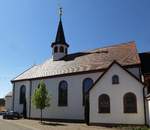 Rheinhausen, die Kirche St.Michael im Ortsteil Niederhausen, Mai 2016