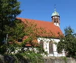 Riegel, die gotische Kirche St.Franz Xaver, 1911 eingeweiht, Aug.2015