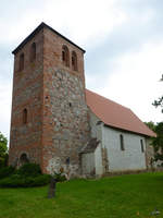 Die mittelalterliche evangelische Dorfkirche von Beggerow.