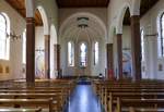 Lahr-Sulz, Blick zum Altar in der St.Peter und Paul-Kirche, Juli 2019