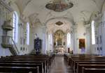 Schutterwald, St.Jakobuskirche, Blick zum Hochaltar, Mai 2020