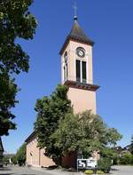 Altenheim, die evangelische Friedenskirche von 1813, Mai 2020