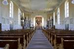 Durbach, Blick zum Altar in der Kirche St.Heinrich, Juni 2020