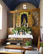 Haslach, Blick zum Altar in der Loretokapelle, Juni 2020