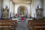 Zunsweier, Blick zum Altar in der Kirche St.Sixtus, Juni 2020