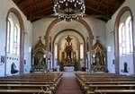 Schuttertal, Blick zum Altar in der St.Antonius-Kirche, Juli 2020