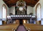 Schuttertal, Blick zur Orgelempore in der St.Antonius-Kirche, Juli 2020