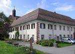 Oberried, ein Teil des Klostergebudes, 1237 als Zisterzienserinnenkloster gegrndet, 1806 Ende des Klosterbetriebes, beherbergt heute Pfarramt und Rathaus, Sept.2020