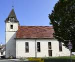 Wittenweier, die evangelische Dorfkirche, Sept.2020