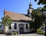 Auenheim, die evangelische Kirche, erbaut 1792, Aug.2020