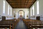 Zell i.W., Blick zum Altar in der Kirche St.Fridolin, Juli 2020