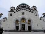 Dom des Heiligen Sava, wurde 1926 bis 2018 in BELGRAD errichtet, und zieht Massen von Publikum (nicht nur Touristen; man mu wirklich wohl wirklich Glck haben, bzgl.