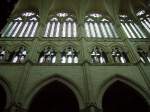 Amiens, Kathedrale Notre Dame, Ausschnitt Nordwand des Hochchores.