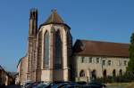 Gebweiler, die Kirche des ehemaligen Dominikanerklosters, die gotische Kirche wurde Anfang des 14.Jahrhunderts gebaut, Sept.2011