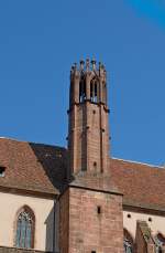 Gebweiler, der seitliche Glockenturm der Klosterkirche, Sept.2011