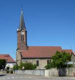 Obersaasheim, die Gallus-Kirche, juni 2013