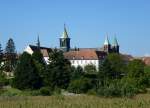 Abtei Oelenberg im Sundgau, geht zurck auf das 11.Jahrhundert, seit 1825 Trappistenkloster, Aug.2013