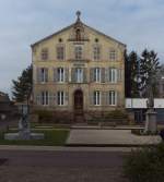 Blick von der Kirche Sainte Croix ber den ehemaligen Klosterhof.