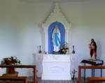Rumersheim, der Altar in der Kapelle  Unserer Lieben Frau , Juni 2017