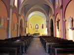Montret, katholische Kirche Saint-Pierre, Innenansicht - 12.04.2017