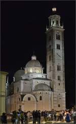 Volksfest vor der Basilika Madonna di Tirano.