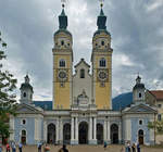 Der Brixer Dom aus der Barockzeit in Brixen, Sdtirol - 15.07.2020