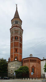 Die 1336 erbaute Hofkirche des heiligen Gotthard (Chiesa di San Gottardo in Corte) befindet sich in der Altstadt von Mailand.