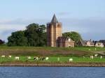 Oude Kerk von Varik; liegt idyllisch bei KM923 am Waal;110829