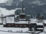 Die Hegge Stabkirche stammt aus dem 13.