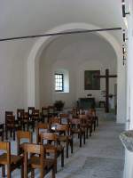 Bergkapelle auf dem Hospiz des Gotthardpasses, 2091 m .