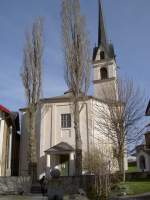 Savognin, Nossadonna Kirche, erbaut 1643 (28.04.2010)