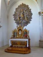 Mariastein, Seitenaltar in der Klosterkirche, Juli 2013