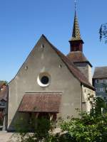 Kaiserstuhl, die katholische Kirche St.Katharina, der barocke Bau wurde 1757 errichtet, Juli 2013