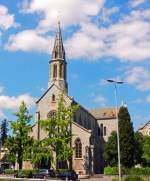 Vevey, katholische Kirche Notre-Dame (Baujahr 1872) - 31.05.2014