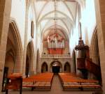 Vevey, reformierte Kirche Saint-Martin, Orgelempore (Orgelbau Th.