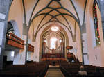 Chur, die Martinskirche, im spätgotischen Stil erbaut, ist das grösste evangelisch-reformierte Kirchengebäude des Kantons.