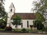 Lenzburg, die reformierte Kirche, wie sie sich heute prsentiert, wurde im 17.