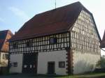 Kloster Kirchberg, Obere Scheune, erbaut 1824, diente frher wie heute als Speicher und Lagerhaus, Okt.2010