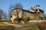 Ein alter Speicher in Nbdenitz, welcher frher auch einen Gleisanschluss zum nahegelegenen Bahnhof hatte, wird heute als Wohnhaus genutzt.