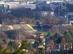 Blick im Herbst 2008 vom Lousberg in den Aachener Tivoli.Hier wird nur noch die Rckrunde 08/09 gespielt, dann ziehen die Alemannen in Ihr neues Stadion neben dem Reitstadion.