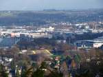 Der alte Tivoli in Aachen, links im Bild ist der Neubau des Stadions zu erkennen der im Sommer 2009 fertig sein wird.