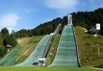 Garmisch-Partenkirchen, Schanzenanlage im Olympiagelnde, Aug.2014