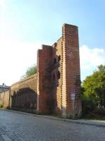Spandau, rest der alten Stadtmauer, Foto vom 9.9.2008