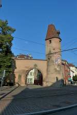 Mlhausen (Mulhouse), die Reste der einstigen Stadtmauer, Sept.2012