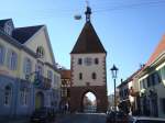 Endingen am Kaiserstuhl,  das Knigschaffhausener Tor Ostseite,  Mrz 2010