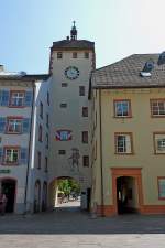 Waldshut am Hochrhein, das Schaffhauser Tor stadtauswrts gesehen, Mai 2011