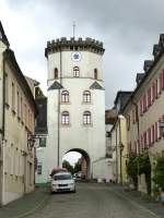 Wunsiedel, das Koppetentor, 1471 erbaut, einzig erhaltenes Tor der ehemaligen Stadtbefestigung, Aug.2014